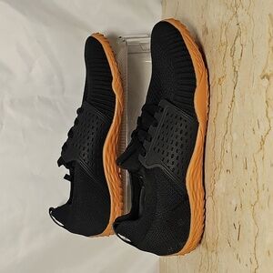 WHITIN Mens Black Lace-up Trail Running Barefoot Minamalist Sneakers Shoes 13